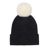 Dog Mom Knit Cap with Pompom