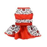 Christmas Dog Harness Dress - Holly