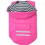 Slicker Raincoat with Striped Lining