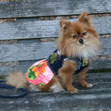 Lahaina Designer Collection - Hula Monkey Denim Harness Vest - Abigail Collection