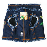 Lahaina Designer Collection - Hula Monkey Denim Harness Vest - Abigail Collection