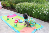 Pineapple Luau Dog Harness Dress with Matching Leash…