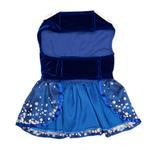 Holiday Dog Harness Dress - Snowflakes