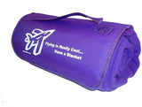 Doggie Aviator Fleece Blanket with Airplane Design