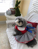Sailor Girl Dress with Matching Leash