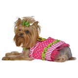 Babydoll Sunflower Dress Hot Pink