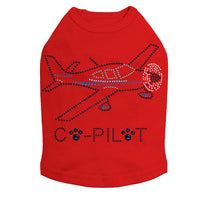 Co-Pilot Airplane - Dog Tank Top