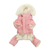 Pink Dog Snow Suit