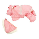 Pink Dog Snow Suit