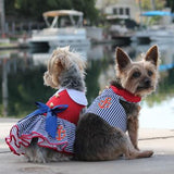 Sailor Girl Dress with Matching Leash