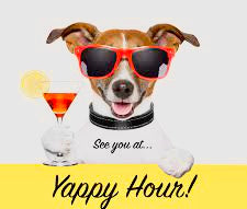 YAPPY HOUR! 🐾 🍻🍷🍾