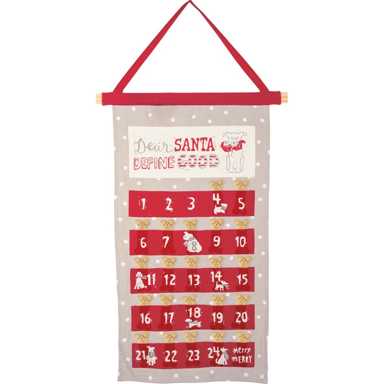 Dogs (especially me) LOVE the new CALENDAR TREAT holders!