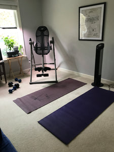 Almost time for Yoga class.