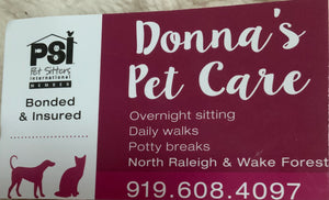 Looking for a Pet Sitter?