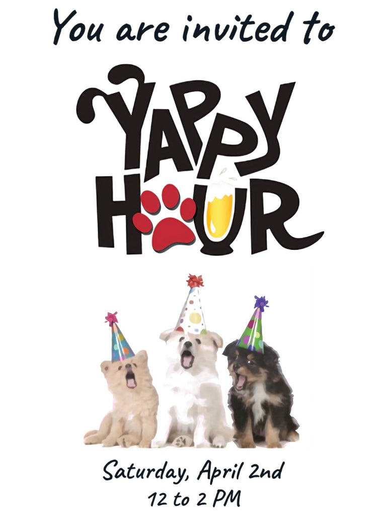 Yappy Hour is Saturday!