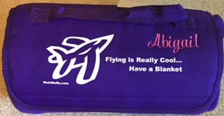 Travel Blankets are in stock!