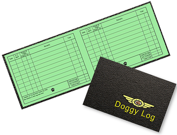 Doggie Log Books are back in stock!✈️