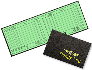 Doggie Log Books are back in stock!✈️