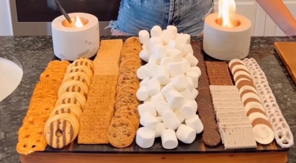Getting ready for a S’Mores party!