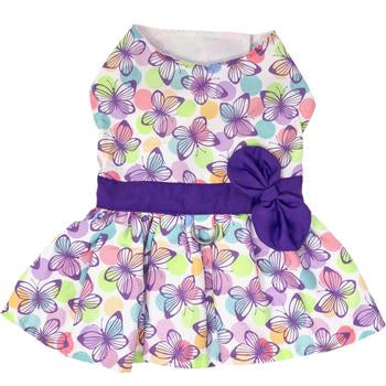Butterfly dresses have arrived with matching leashes!
