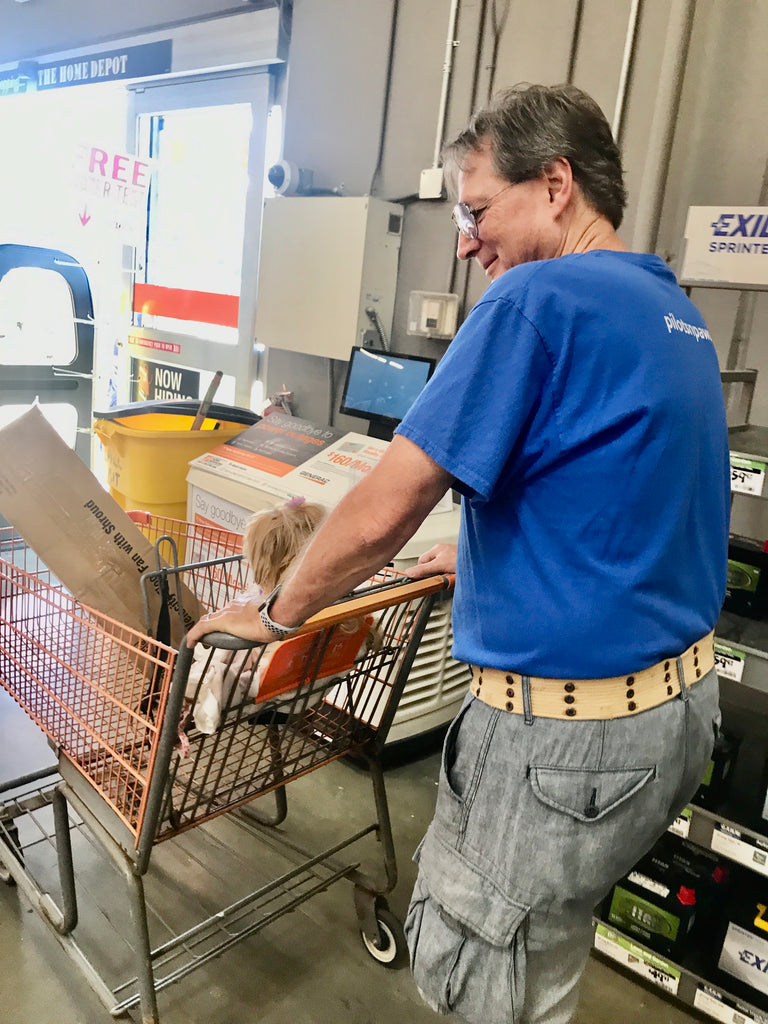 Shopping with Daddy!