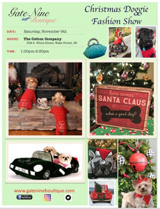 Countdown to Doggie Christmas Fashion Show!!!