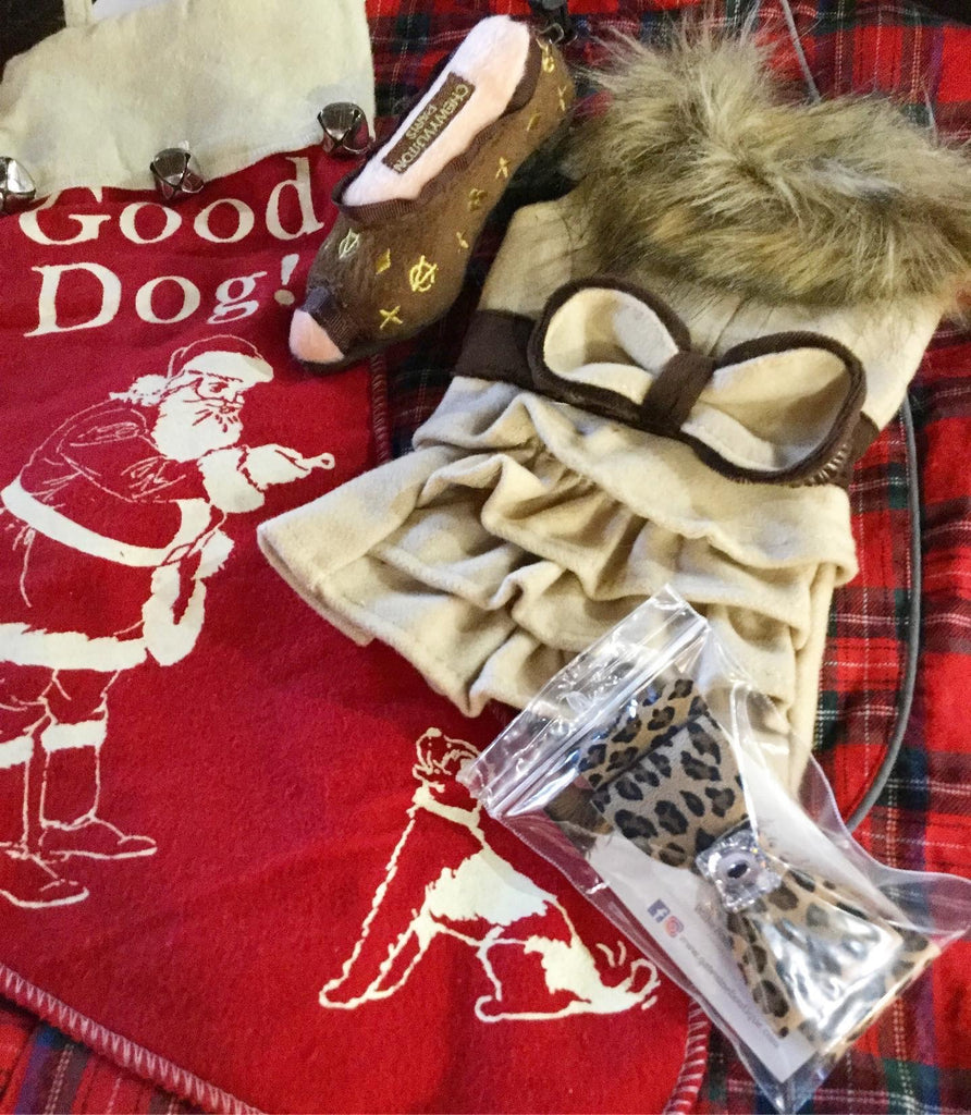 Vintage looking Dog Stockings are here!  Complete with Bells!!!