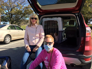 We are picking up rescue pups in Georgia today!