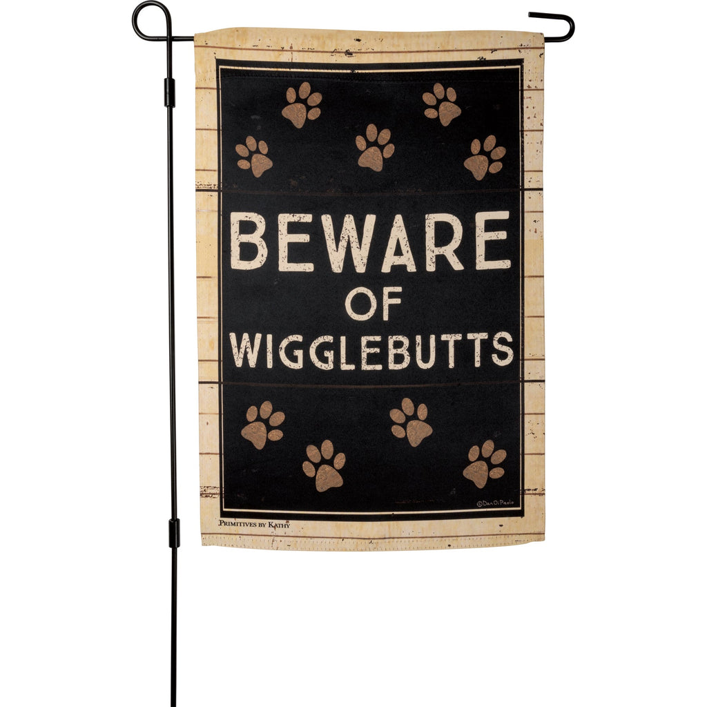 Wiggle Butt Garden Flag
