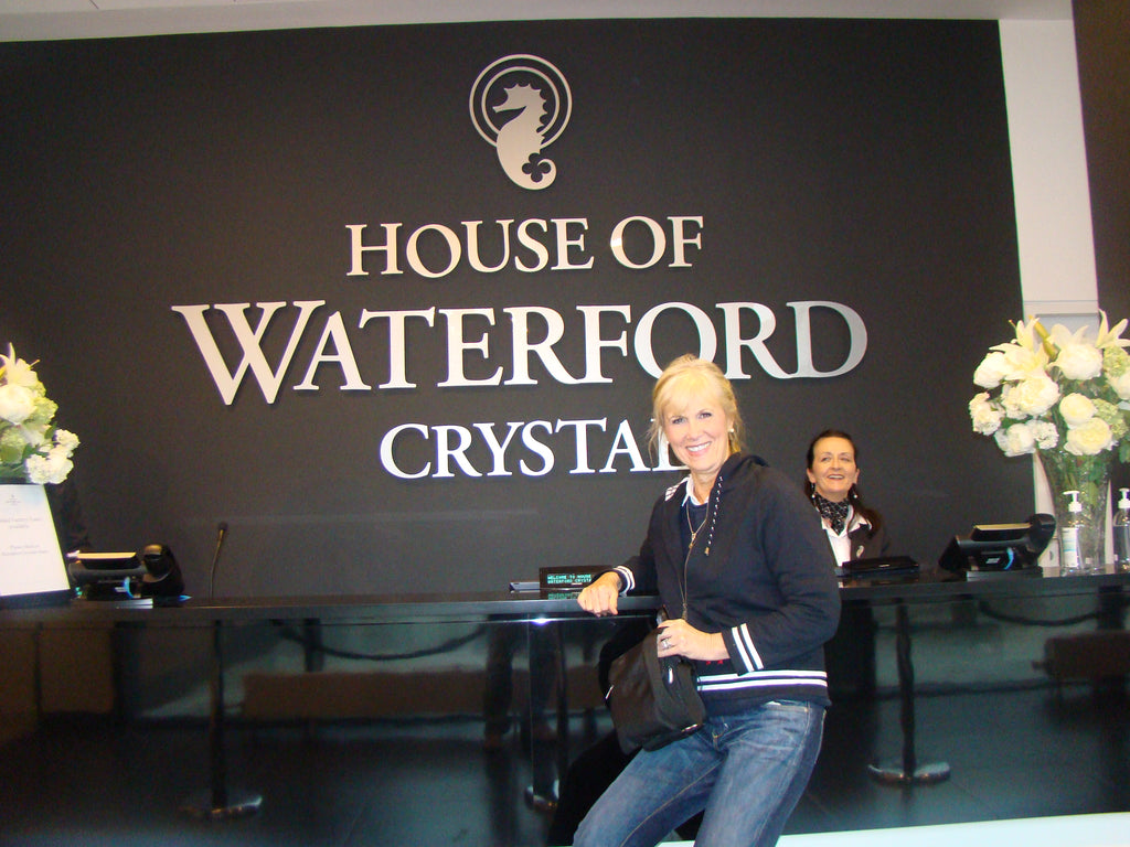 My parents are at Waterford Crystal!!!
