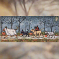 Spooky Pet Parade Halloween Rug