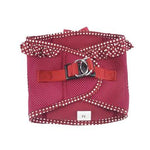 American River Choke Free Dog Harness - Polka Dot Collection - Wine Polka Dot