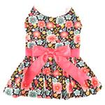 Blooming & Peach Floral Dog Dress