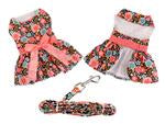 Blooming & Peach Floral Dog Dress