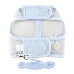 Cool Mesh Dog Harness with Leash - Blue Daisy