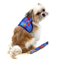 Fabric Dog Harness with Leash - Ukuleles and Surfboards