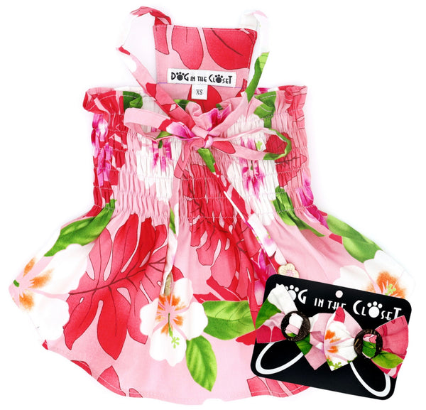 Aloha Pink Hawaiian Dress
