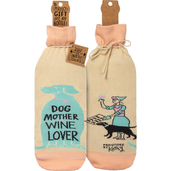 Bottle Sock, Dog Mother Wine Lover