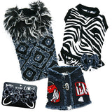 The Diamond Designer Collection - Diva Zebra Dress Enhanced with Denim