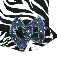 The Diamond Designer Collection - Diva Zebra Dress Enhanced with Denim