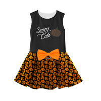 Halloween Harness Dress with matching leash, Scary Cute with Jack O Lanterns