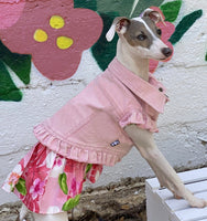 Audrey Hepburn Pink Denim Jacket