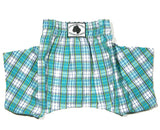 Blue Seersucker Plaid - Boxer Shorts