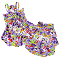 Aloha Purple Hawaiian Dress