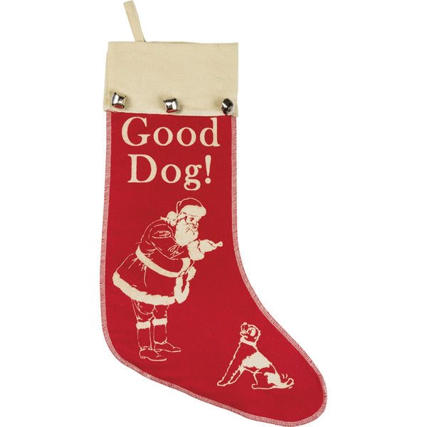Good Dog Christmas Stocking