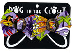 Purple Hawaiian Hair Bows for Dogs