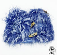 The Ethel Blue Fur Vest