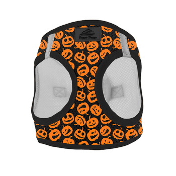 Halloween Dog Harness - Jack-O-Lanterns - Sold out of all sizes except Small and XXXL