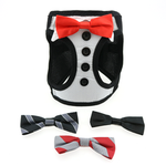 American River Choke Free Tuxedo Harness with 4 Interchangeable Bows