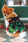 Sasha Floral with Pom Poms Dog Dress - The Abigail Collection